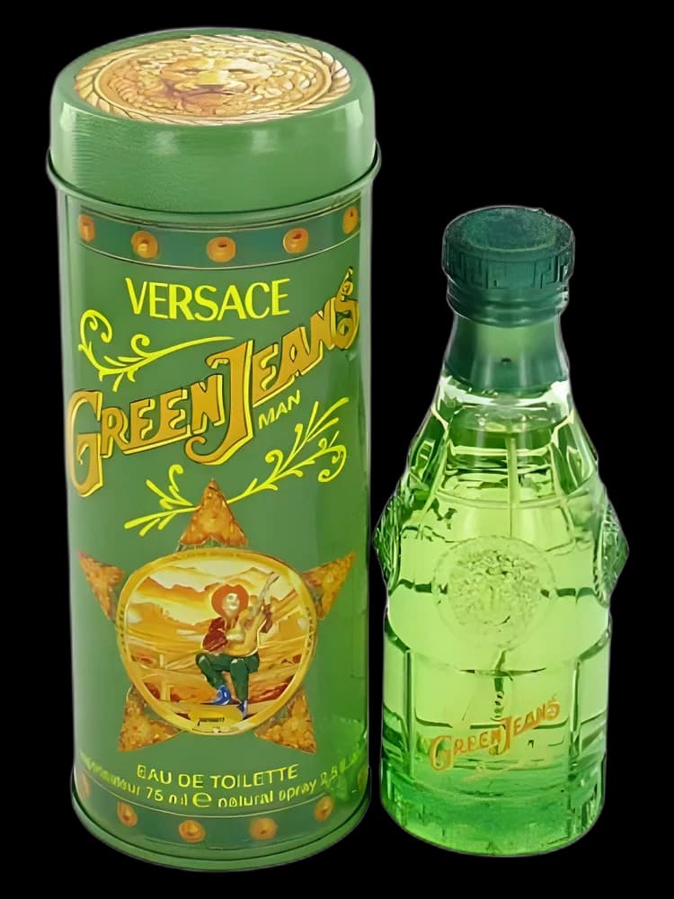 Green Jeans for men bottle