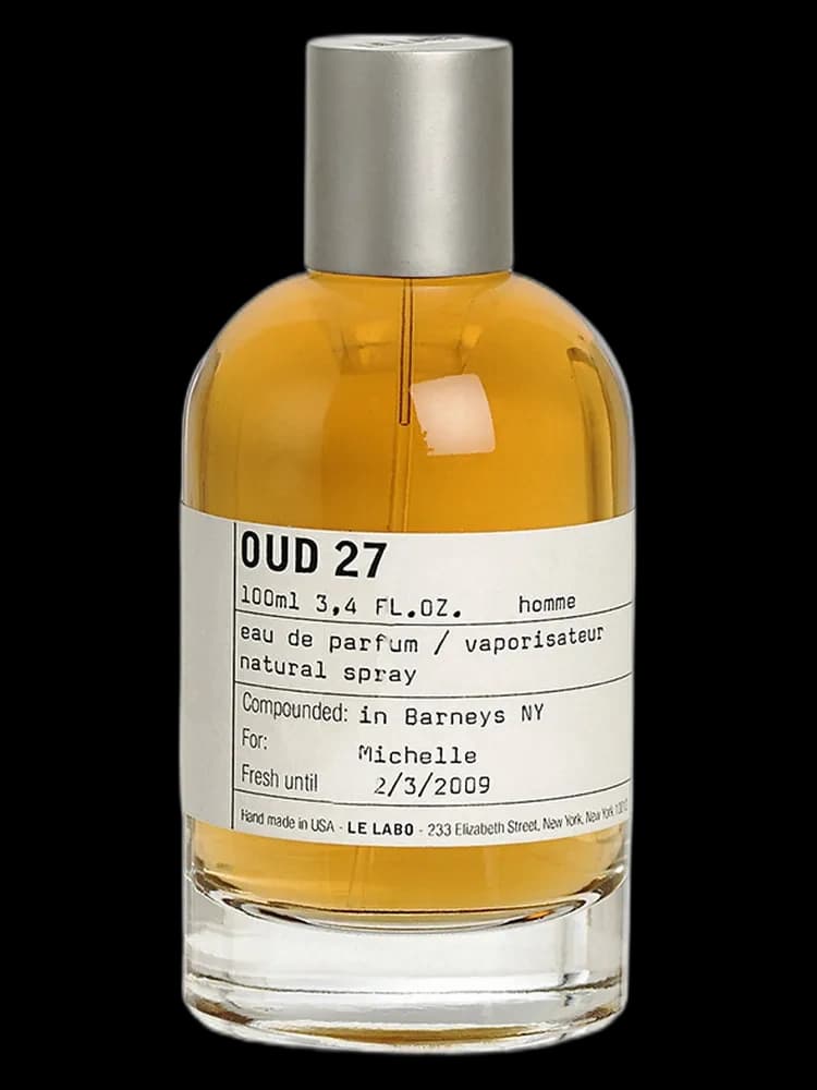 Oud 27 Liquid Balm bottle