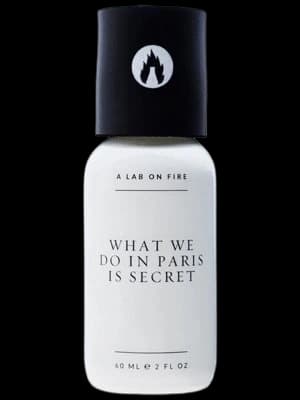 What We Do In Paris Is Secret bottle