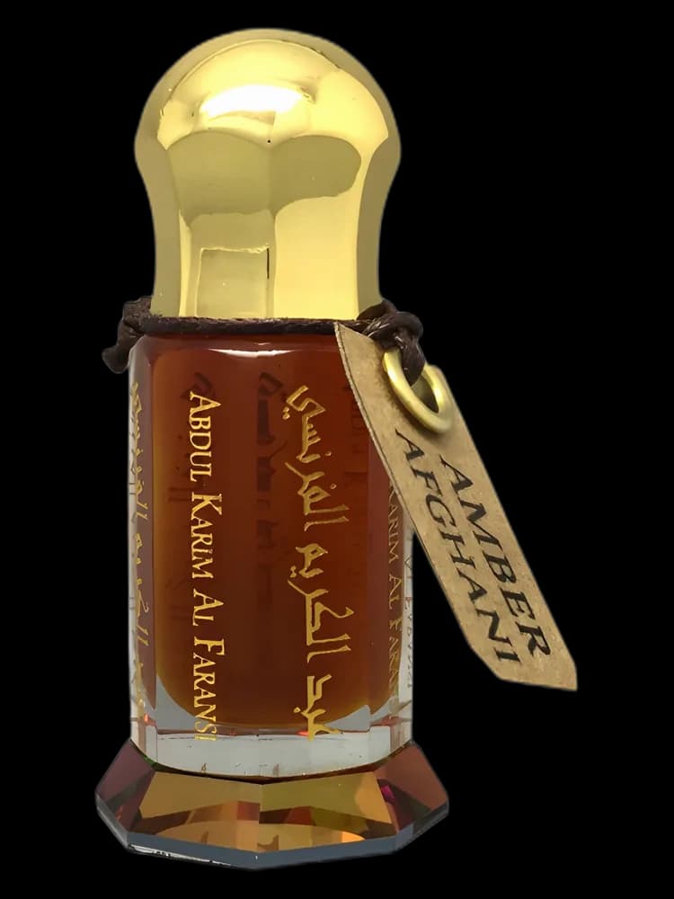 Amber Afghani bottle