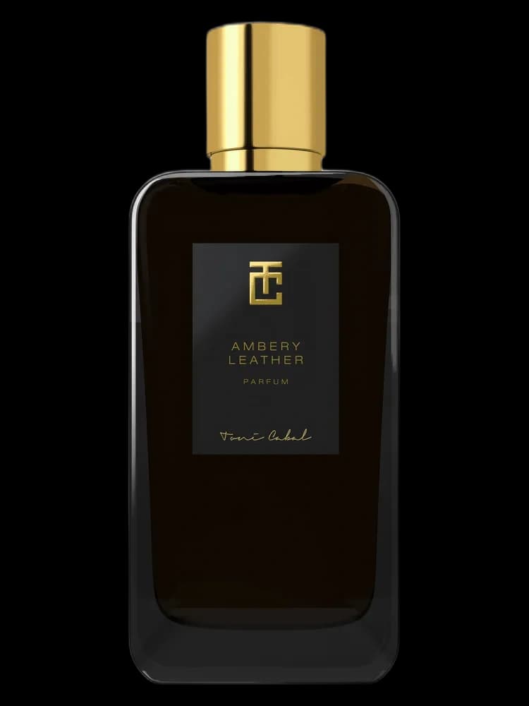 Ambery Leather bottle