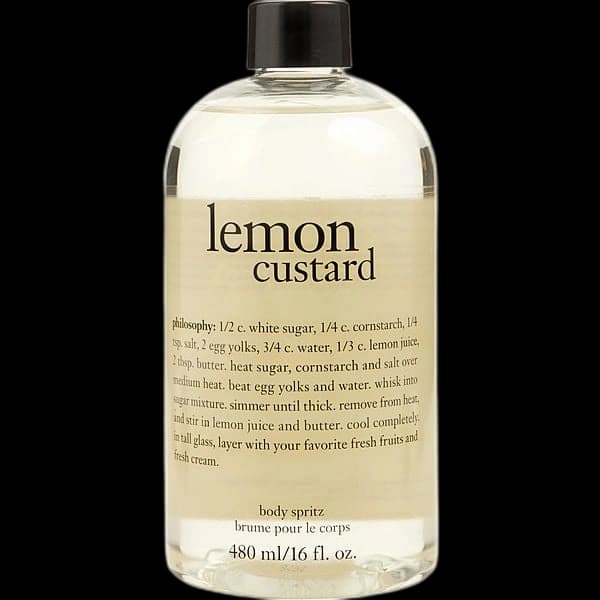 Lemon Custard bottle