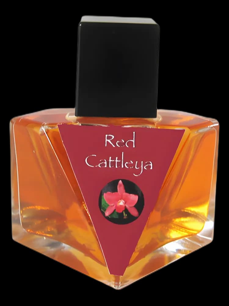 Red Cattleya bottle